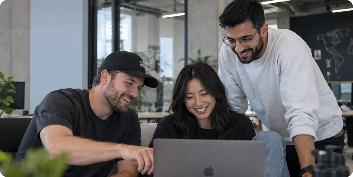 LiftIQ teammates working together in the office